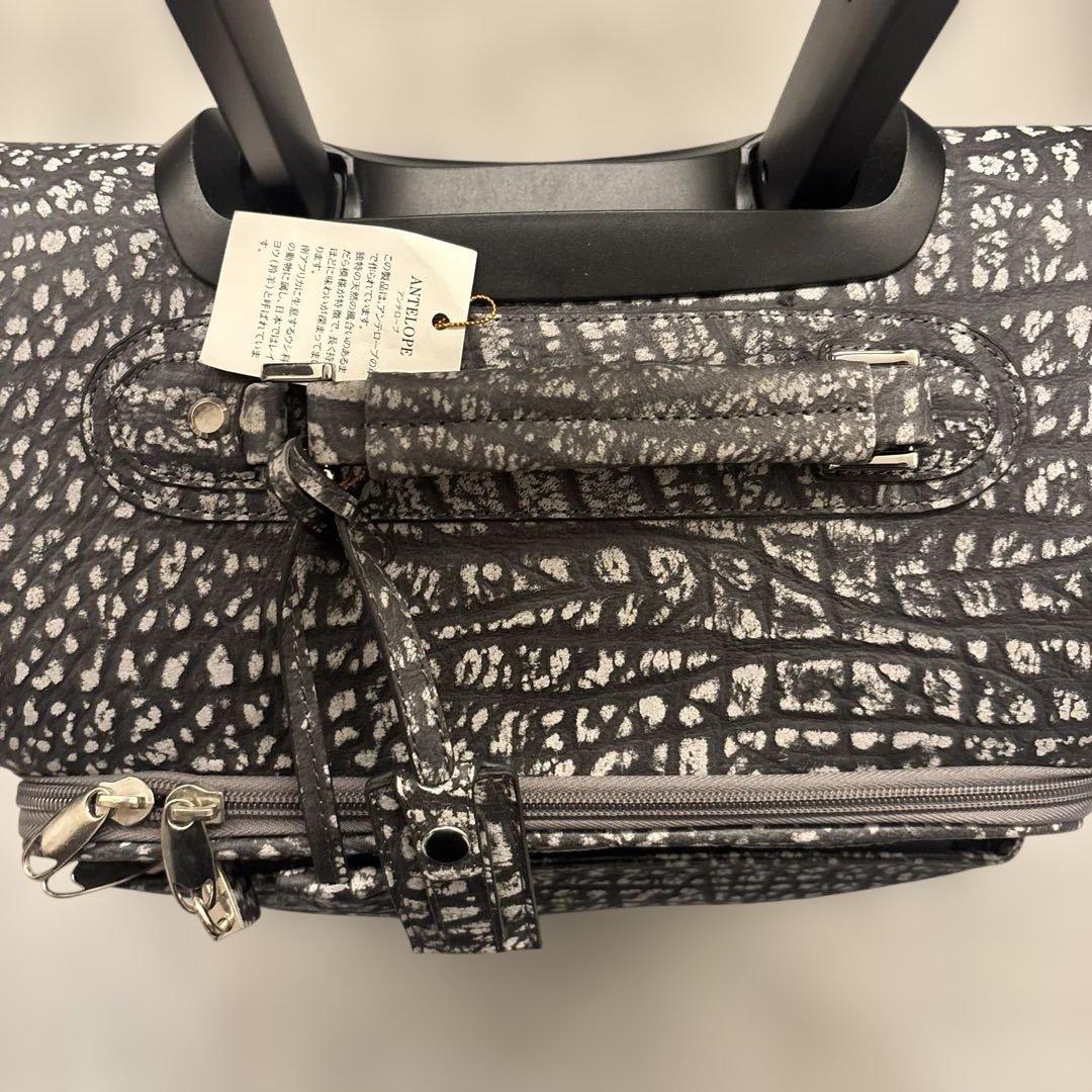 【希少✨】アンテロープ　レイヨウ　革　キャリーケース　機内持ち込み