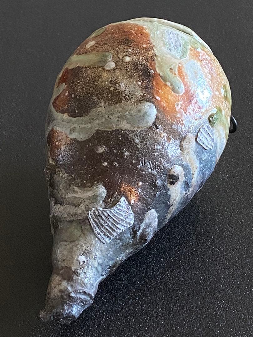 信楽焼　掛花入　井村侊生　　#3411