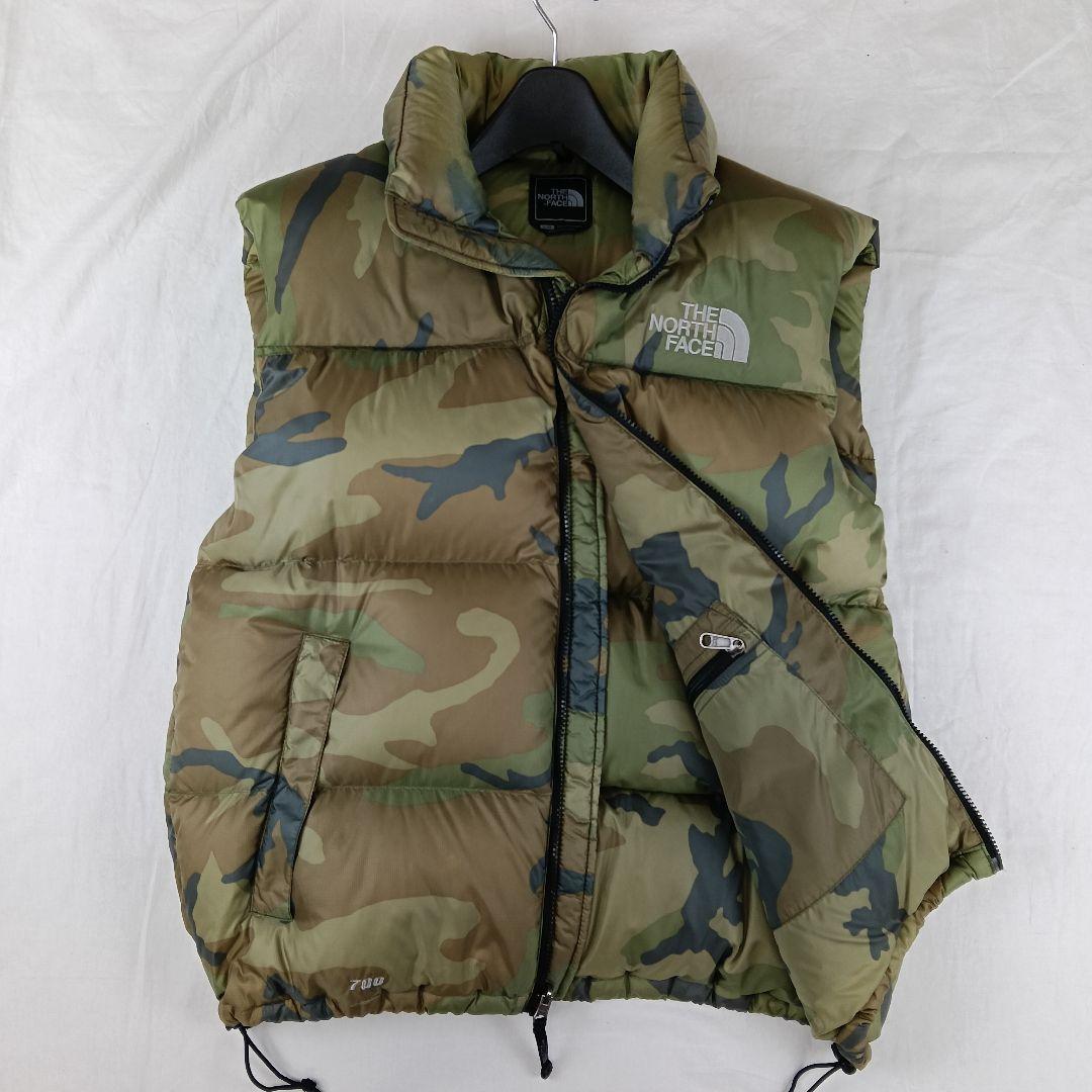 JADEX様✨【美品　希少L】ザノースフェイス　ヌプシダウンベスト　センターロゴ