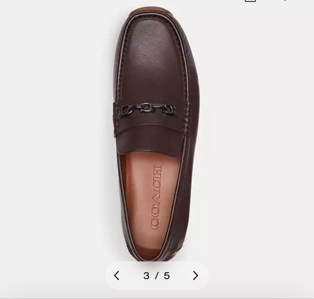 COACH ブラウン ローファー