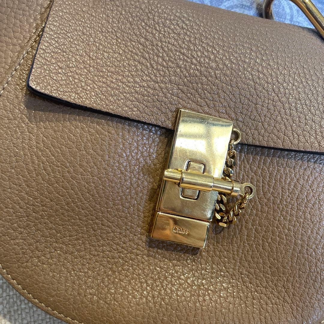 Chloé ショルダーバッグ ベージュ　ドリュー