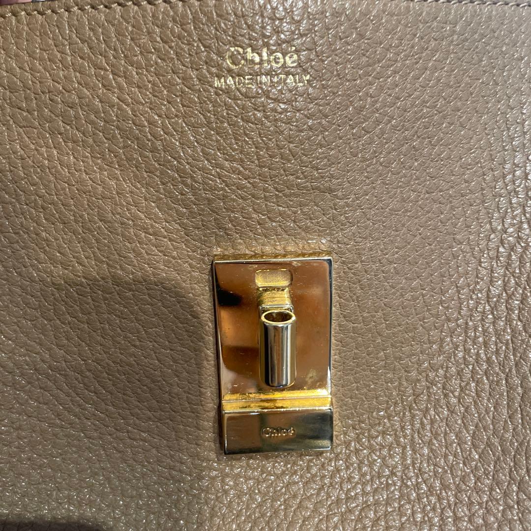 Chloé ショルダーバッグ ベージュ　ドリュー