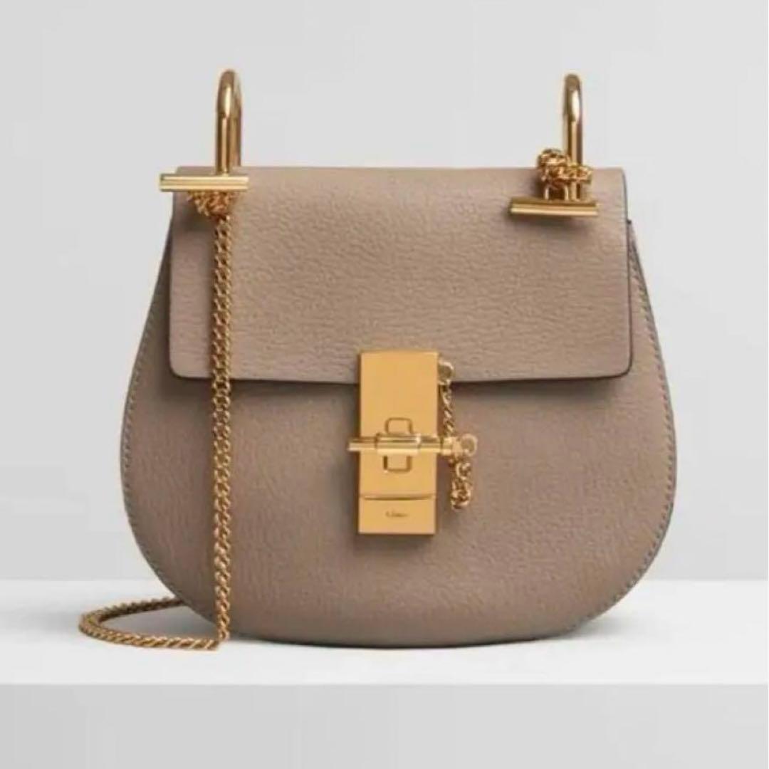 Chloé ショルダーバッグ ベージュ　ドリュー