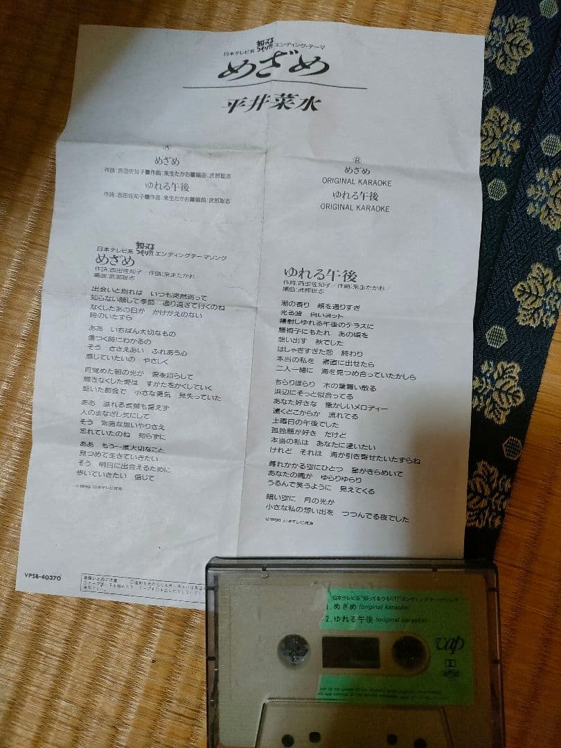 【カセットテープ】平井菜水/めざめ