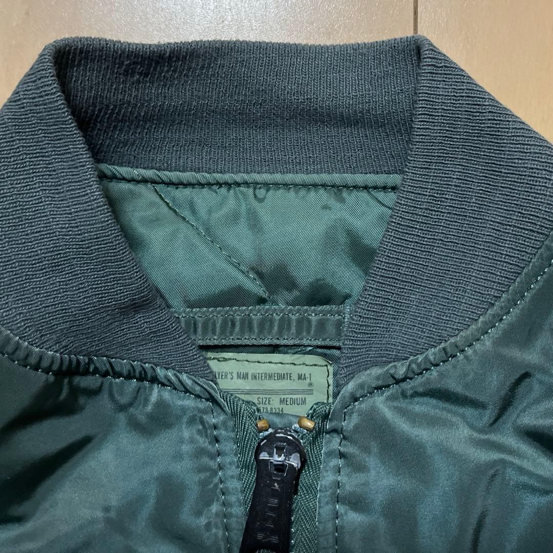 80s～90s USA製　alpha MA-1 ジャンパー（Msize）