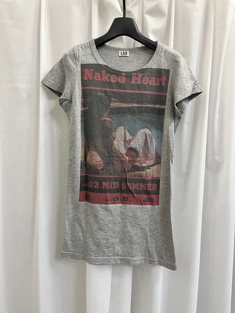 初期LGB ルグランブルー NAKED HEARTプリントTシャツ サイズS
