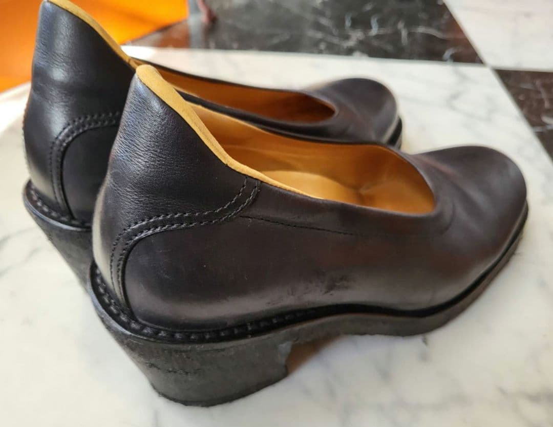 HERMES 厚底ラバーソール　シューズ　38サイズ