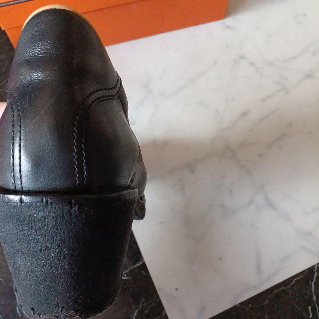 HERMES 厚底ラバーソール　シューズ　38サイズ