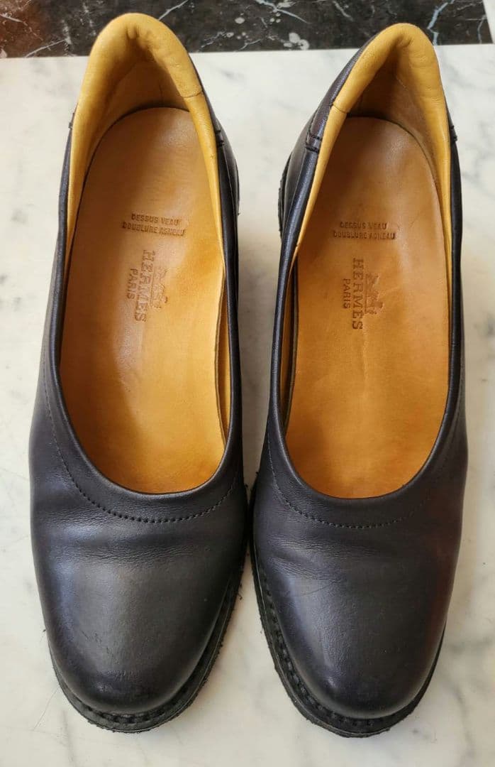 HERMES 厚底ラバーソール　シューズ　38サイズ