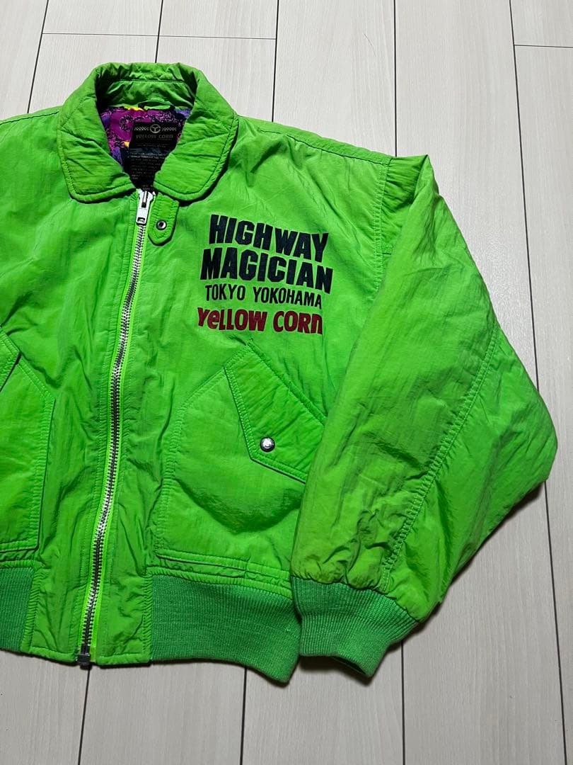yellow corn イエローコーン　ブルゾン　MA-1 90s 希少　中綿