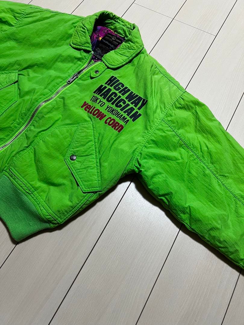 yellow corn イエローコーン　ブルゾン　MA-1 90s 希少　中綿