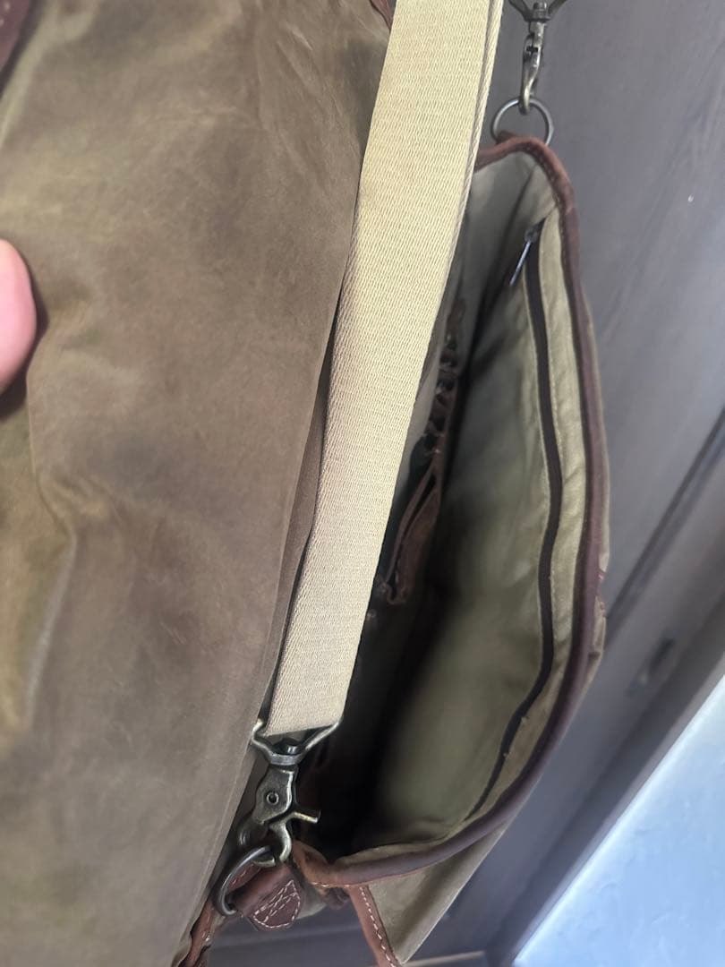 シュレジンジャー（Schlesinger）ワックスド・キャンバス・バッグ