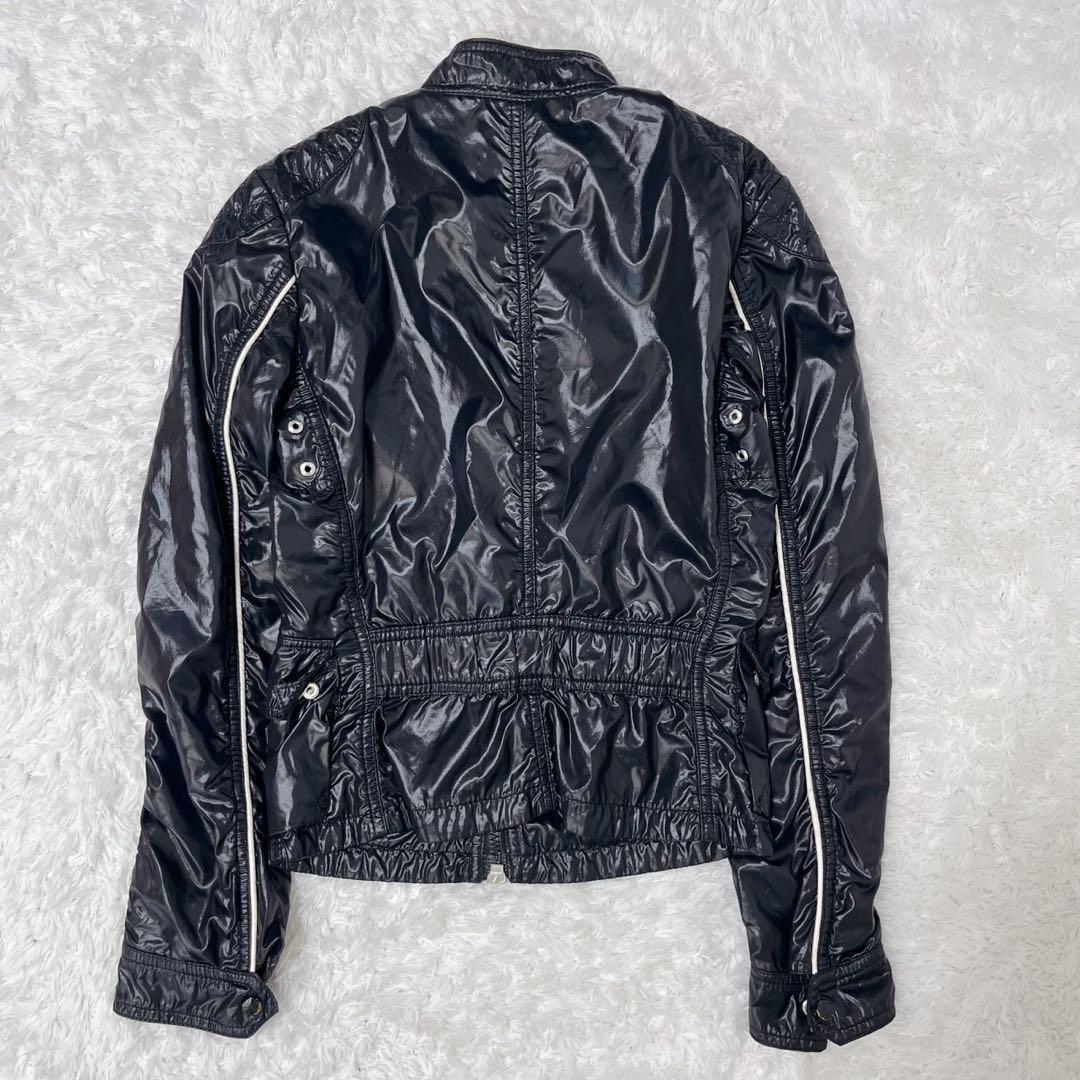 モンクレール ライダースジャケット ナイロン ギミック y2k archive