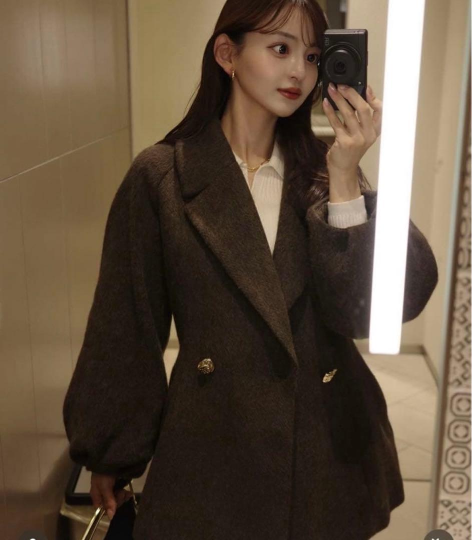 ORGUE オルグ　Shaggy middle coat ブラウン 名古屋限定