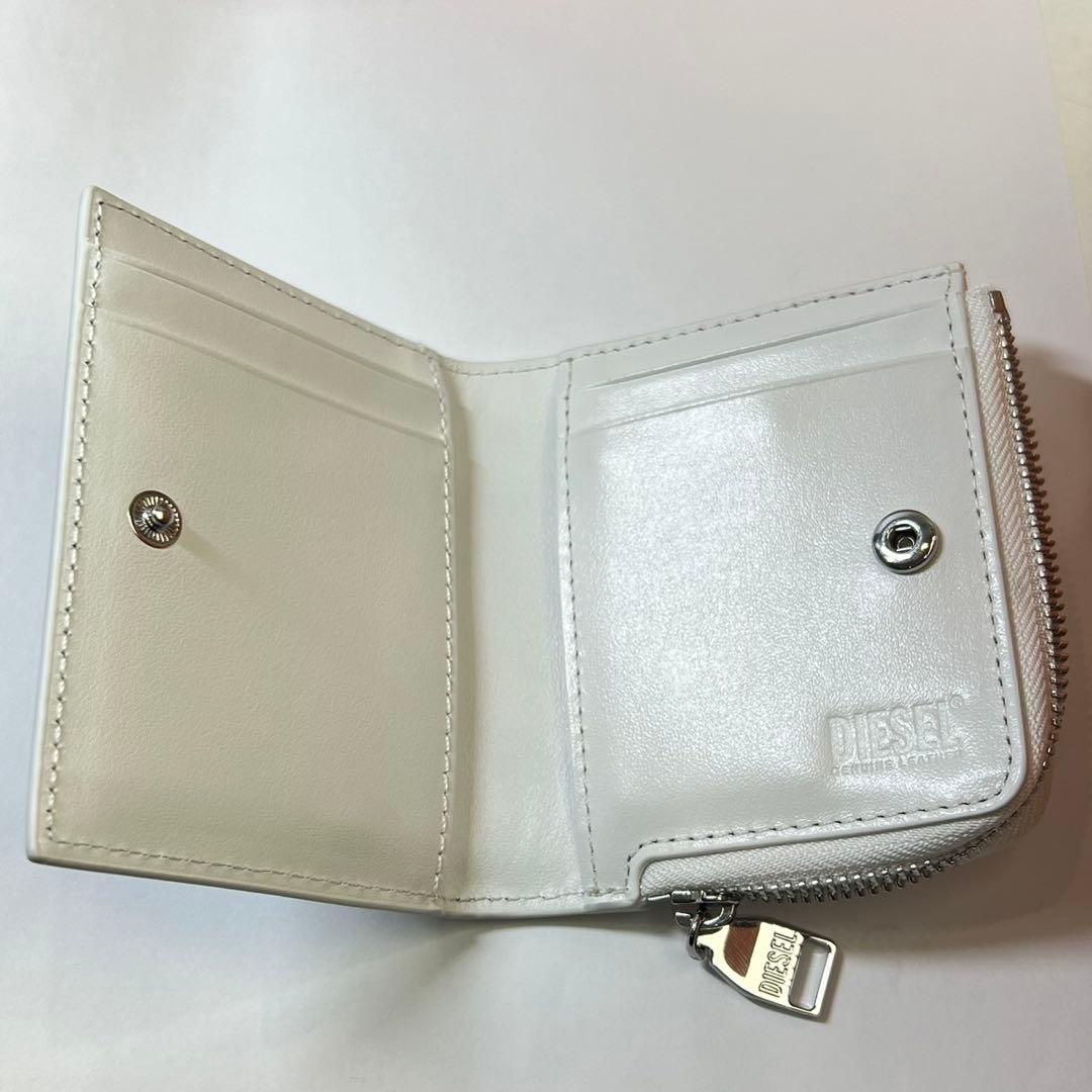 【DIESEL/ディーゼル】未使用品　ミニ財布　ホワイト　箱付き
