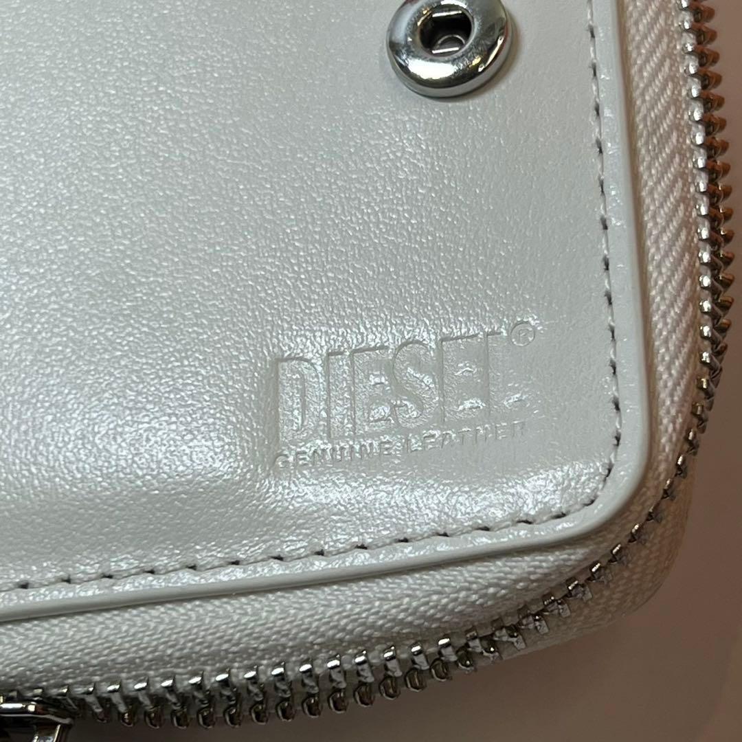【DIESEL/ディーゼル】未使用品　ミニ財布　ホワイト　箱付き