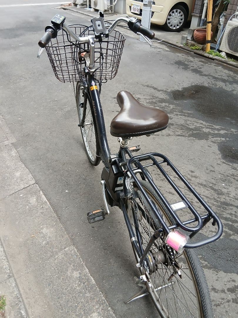 「ブリジストン」アシスタ電動アシスト自転車 シティタイプ 前カゴ付き