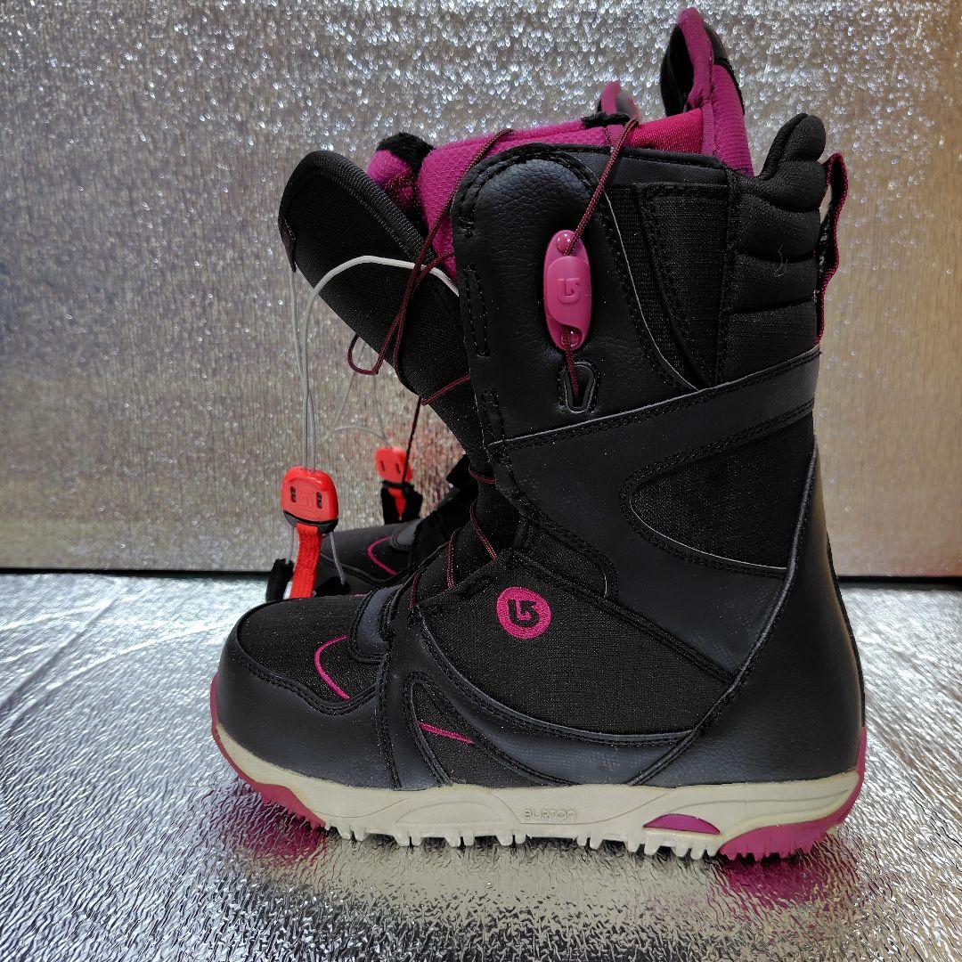 【美品】Burton 23.5 スノーボードブーツ ブラック/ピンク