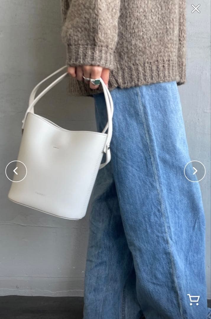 【新品・未使用】YAHKI ヤーキ バケツ型2WAY ショルダーバッグ