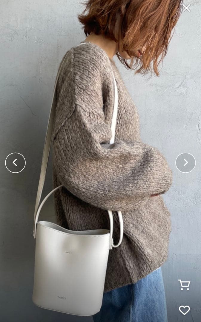 【新品・未使用】YAHKI ヤーキ バケツ型2WAY ショルダーバッグ