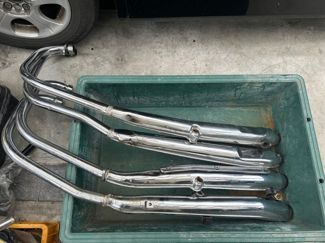 カピバラさん専用 NC36 cb750Fourサイレンサー ワンオフマフラー