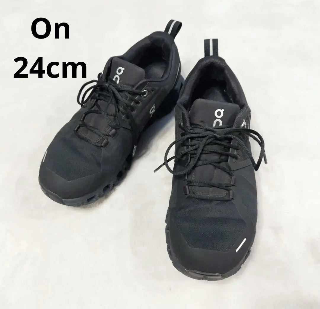 On Cloud 5 Waterproof all black 24.0cm 黒