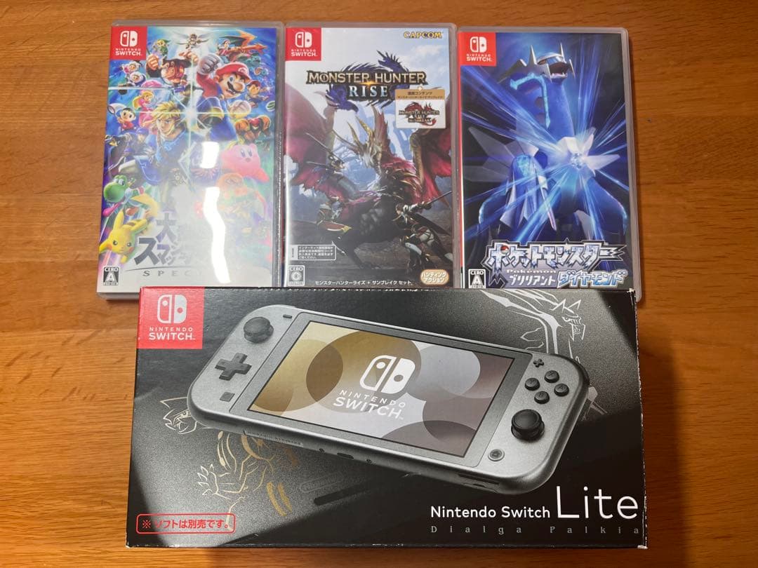 Nintendo Switch Lite ポケモンデザイン グレー +ソフト3本