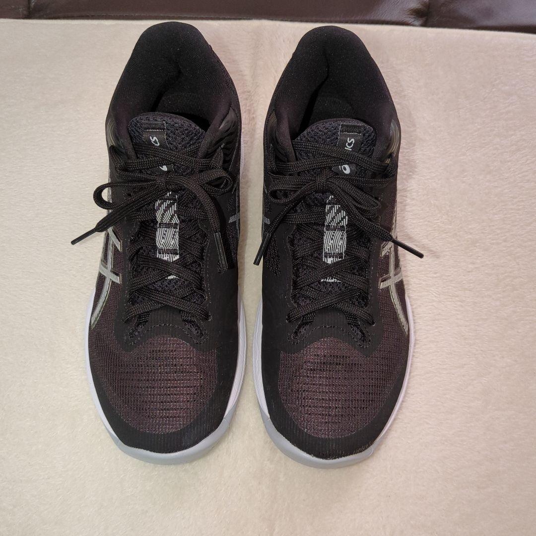 ASICS バレーボールシューズ ブラック/シルバー
