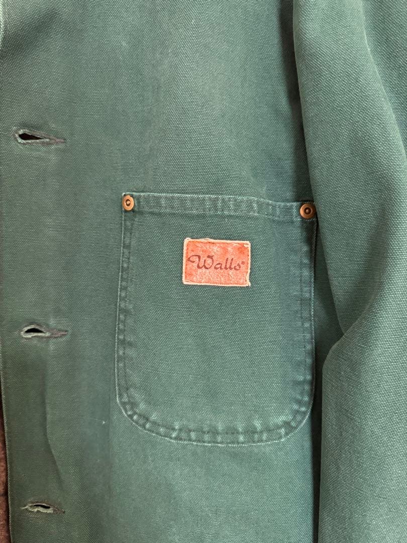 walls 緑色カバーオール