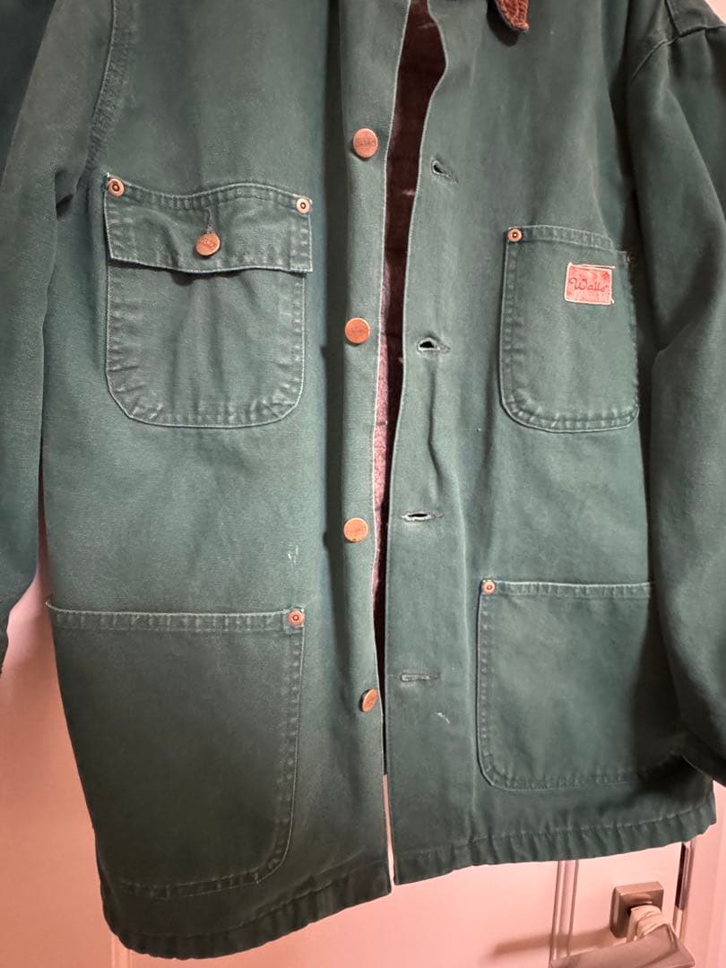 walls 緑色カバーオール