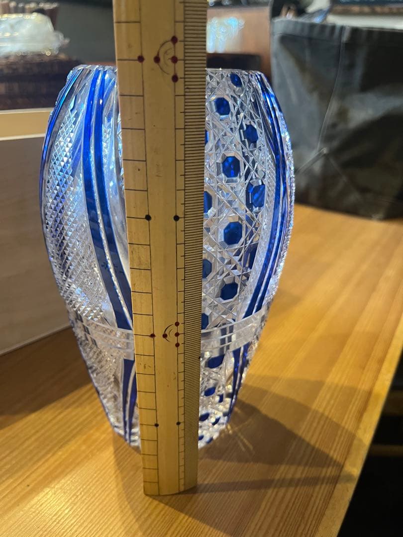 江戸切子 花瓶 花生