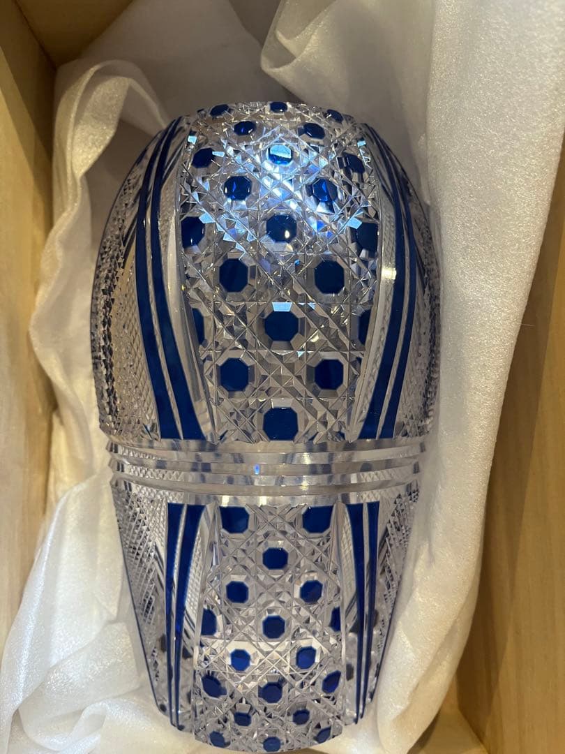 江戸切子 花瓶 花生