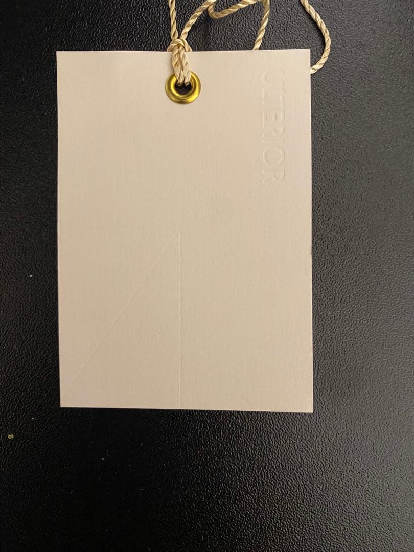 アルテリア ULTERIOR メランジェウールギャバジンワイドトラウザー