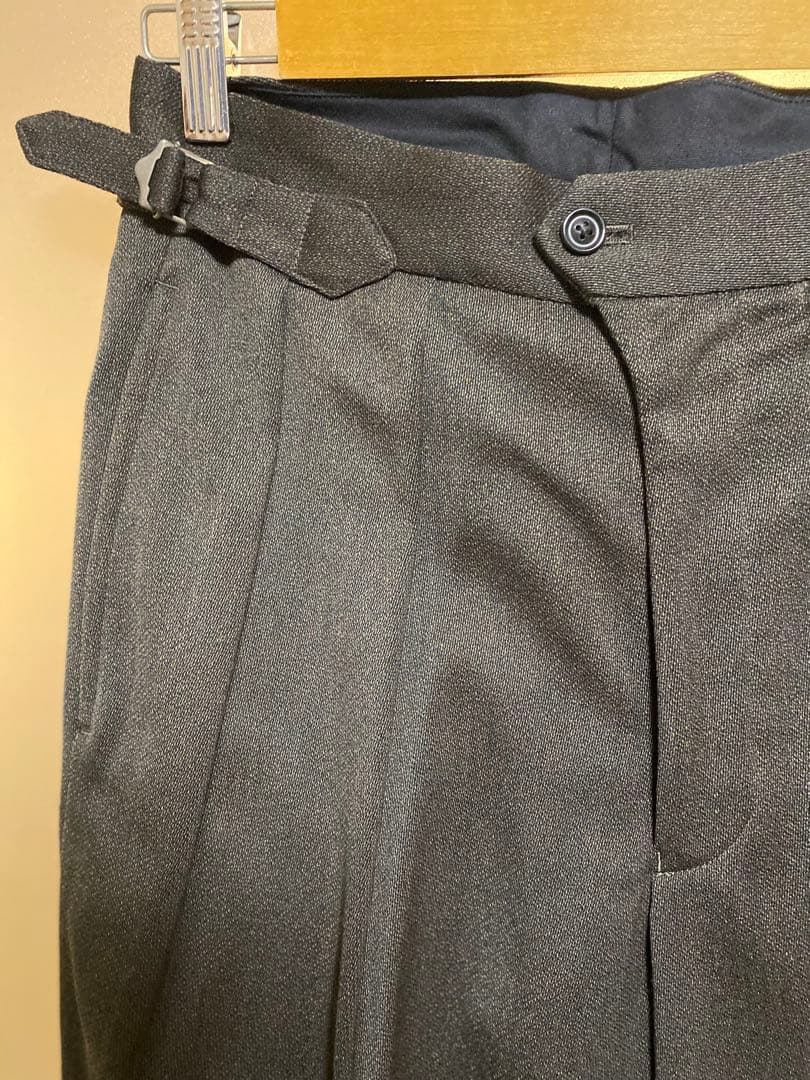 アルテリア ULTERIOR メランジェウールギャバジンワイドトラウザー