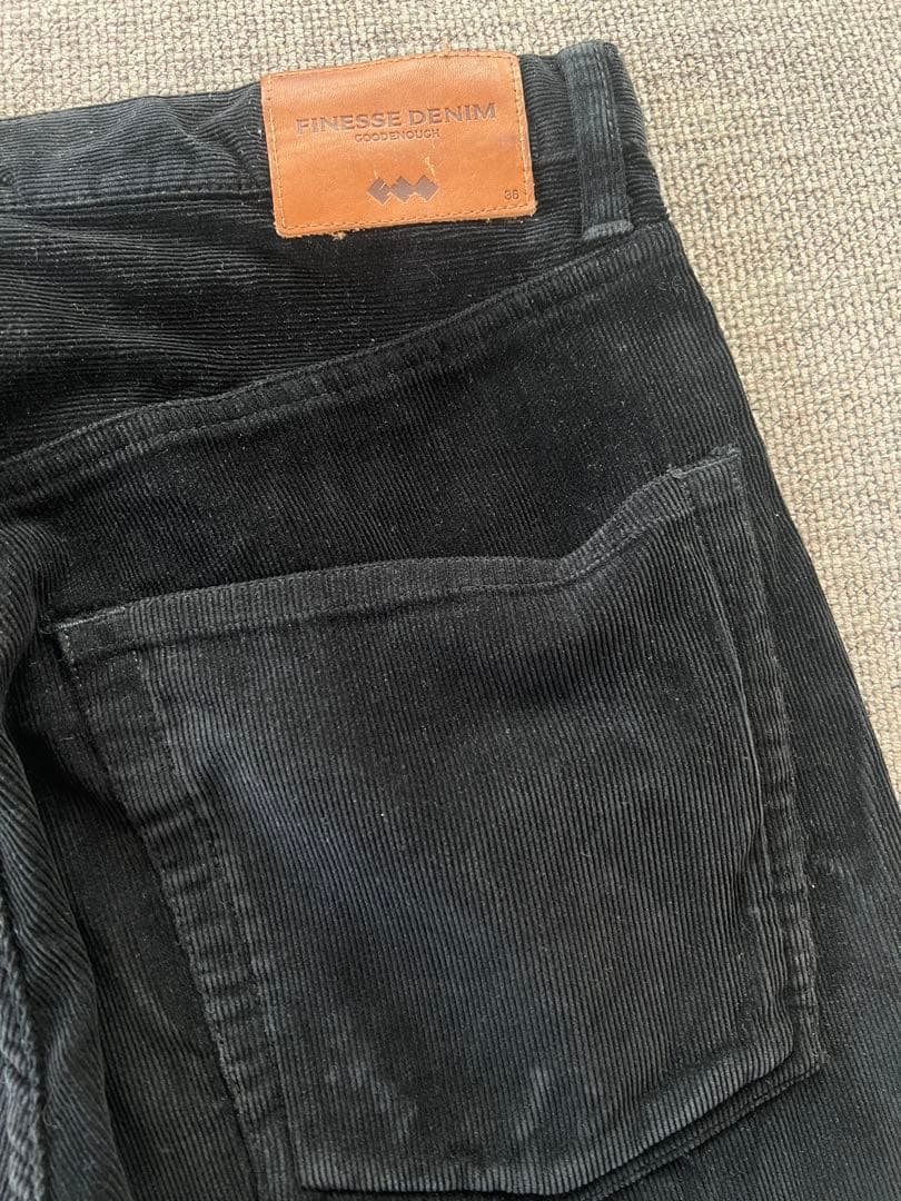 希少90s GOODENOUGH×FINESSE コーデュロイパンツ 藤原ヒロシ