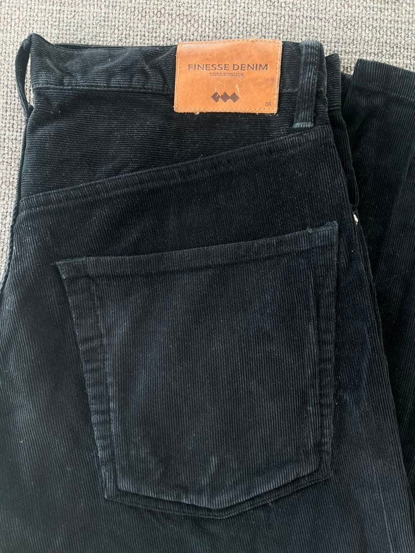 希少90s GOODENOUGH×FINESSE コーデュロイパンツ 藤原ヒロシ