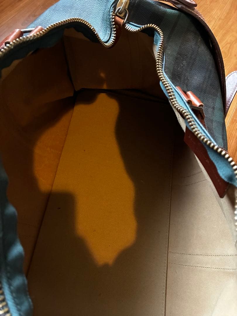 POLO RALPH LAUREN/PVC×レザー/ ボストンバック