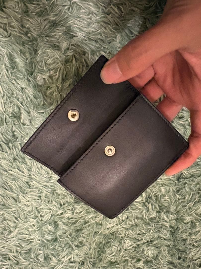 Acne Studios ブラック三つ折り財布