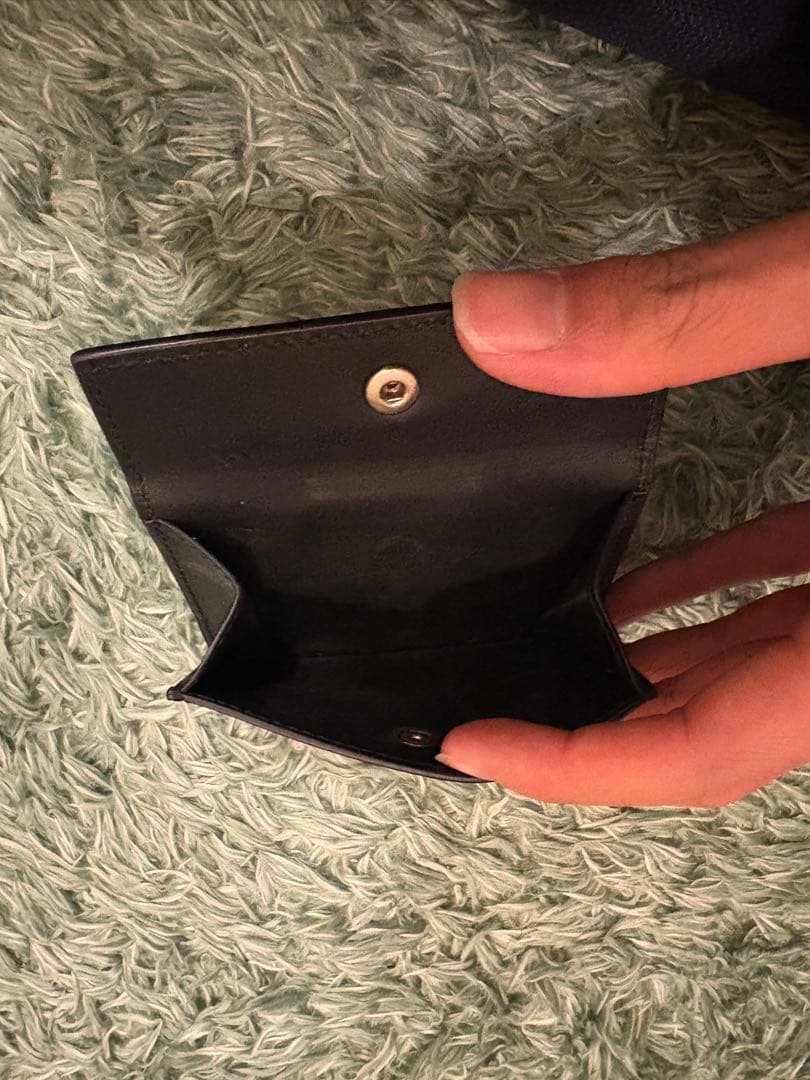 Acne Studios ブラック三つ折り財布