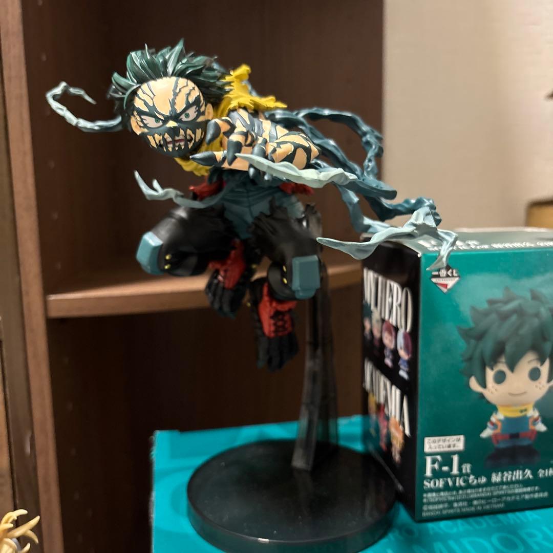 ヒロアカ一番くじラストワン賞　緑谷出久　オーバーレイ　フィギュアおまけつき