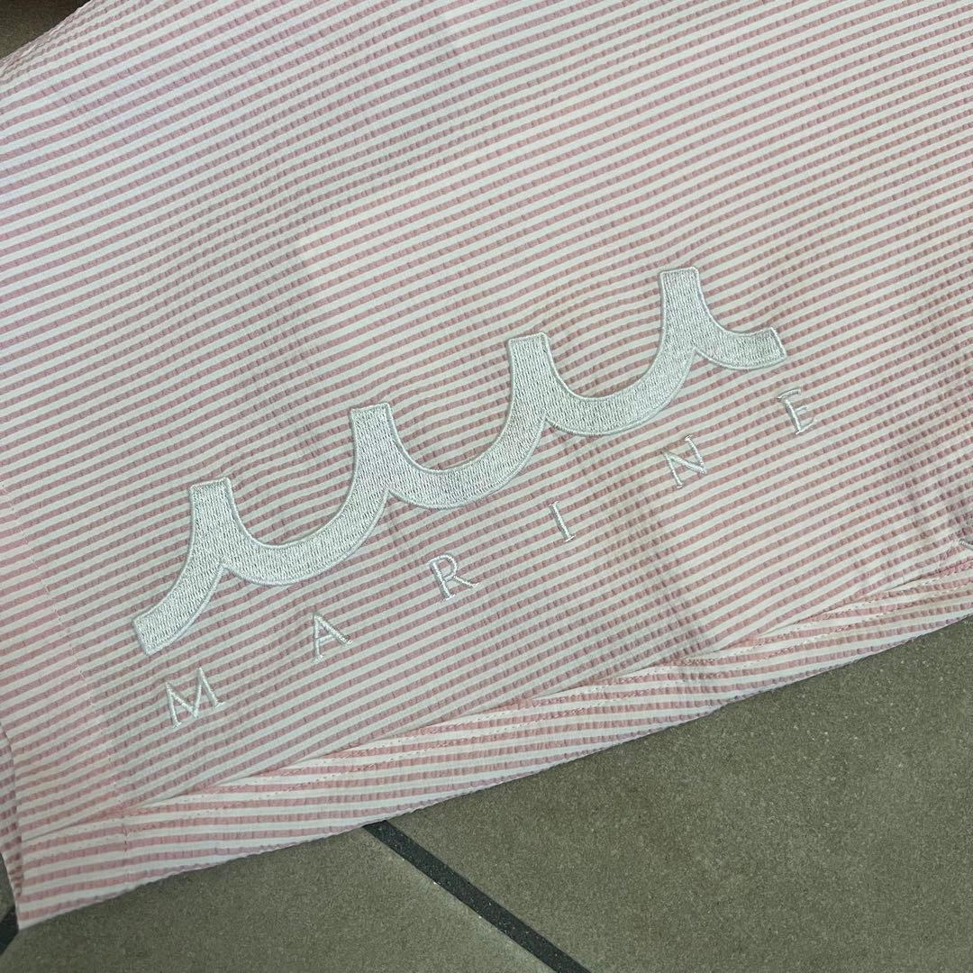 muta MARINE ムータマリン　ストライプ　ショートパンツ　メンズ　ピンク