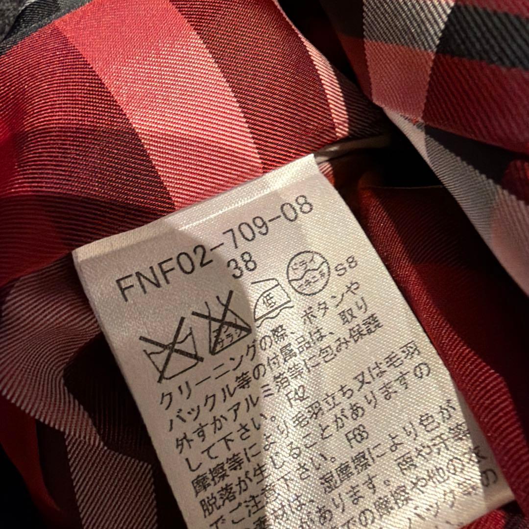 BURBERRY BLUE LABEL グレー ピーコート 38