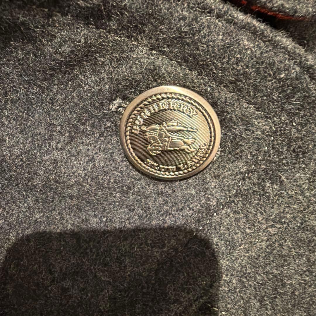 BURBERRY BLUE LABEL グレー ピーコート 38