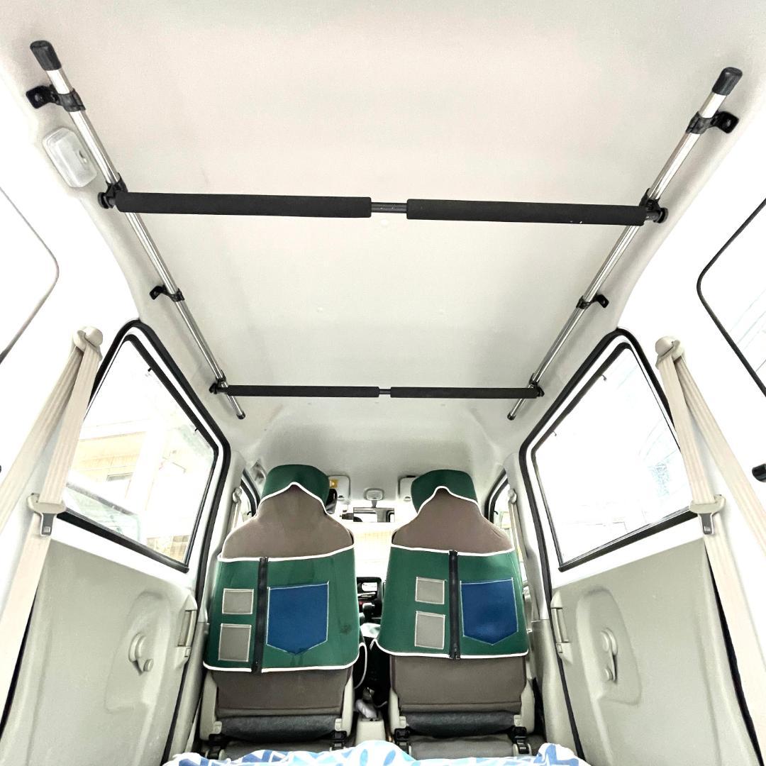 [中古品]DA17W・DA17V サイドバー&凸スライドバー2本 マットブラック