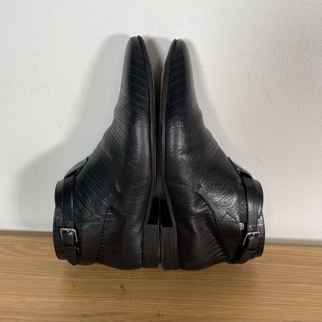 サンローランパリ　レザージョッパーブーツ ショートブーツ ブラック　41