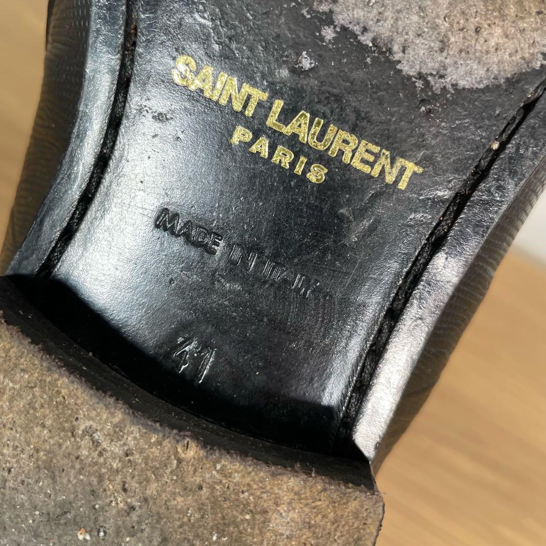 サンローランパリ　レザージョッパーブーツ ショートブーツ ブラック　41