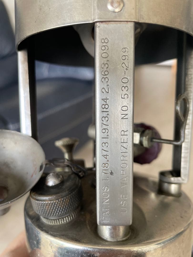 ビンデージ コールマンNO.530GIストーブ ガソリン使用