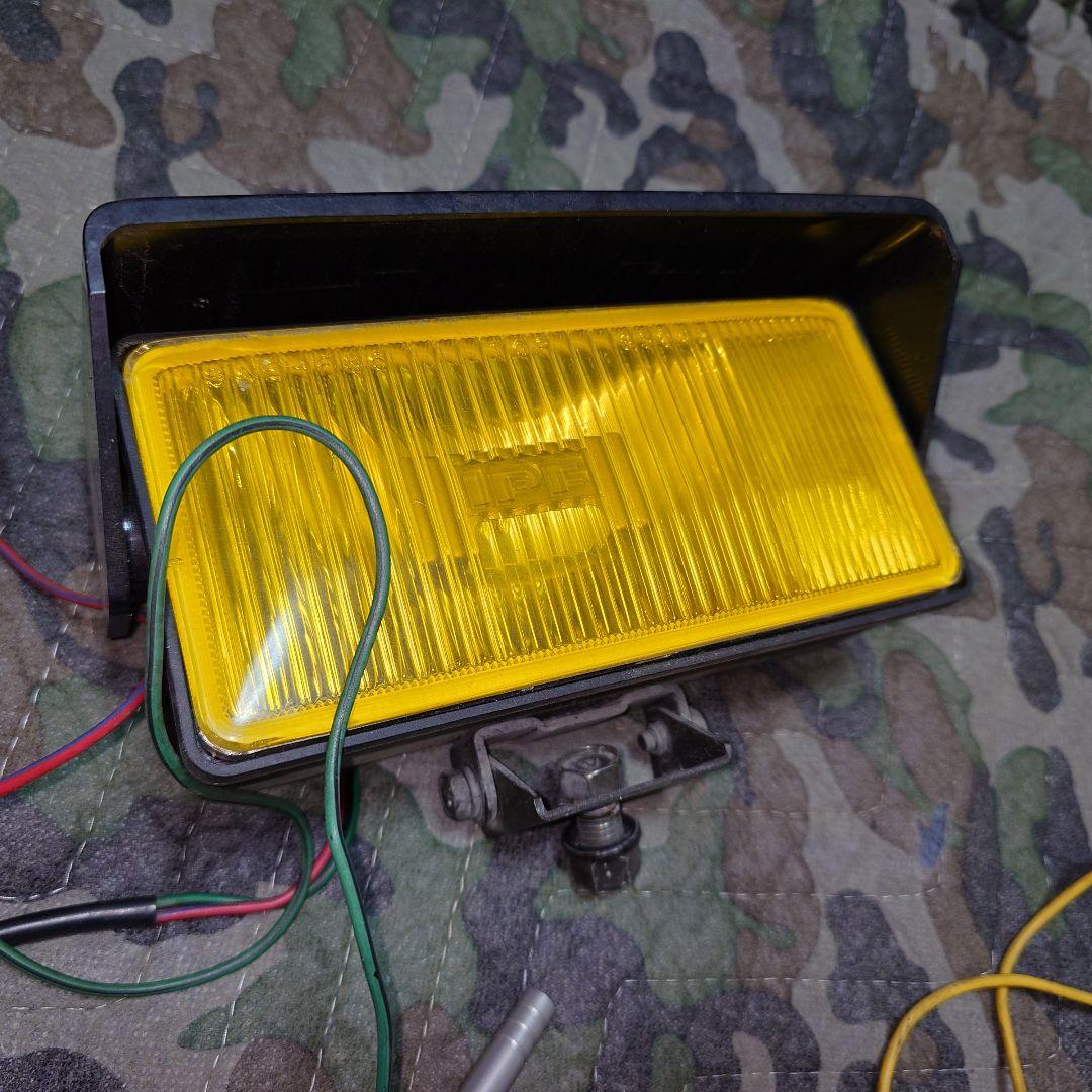 当時物！動作確認済み IPF 830 オートカバー ハロゲンフォグランプ 旧車等