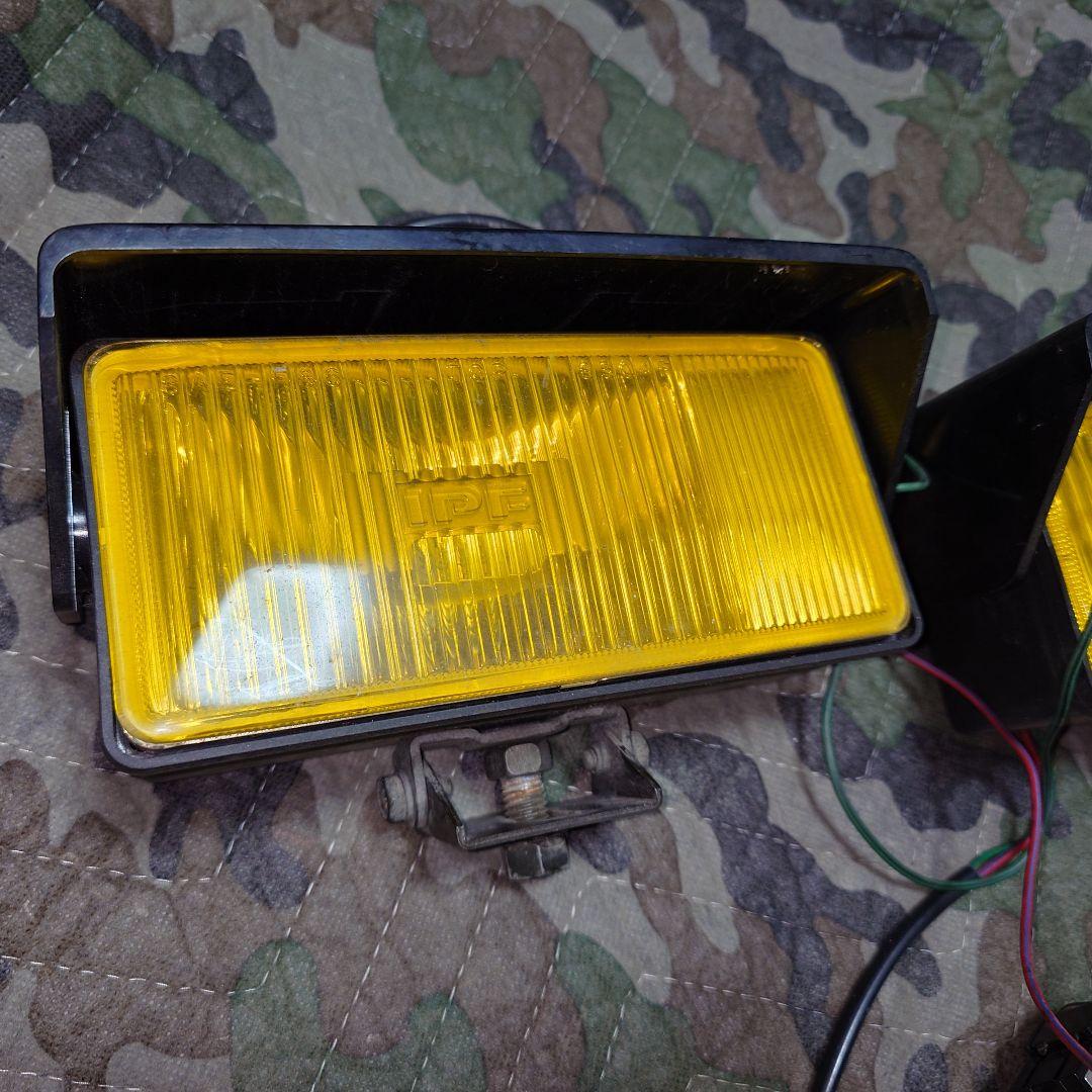当時物！動作確認済み IPF 830 オートカバー ハロゲンフォグランプ 旧車等