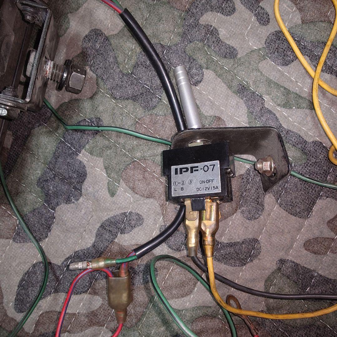 当時物！動作確認済み IPF 830 オートカバー ハロゲンフォグランプ 旧車等